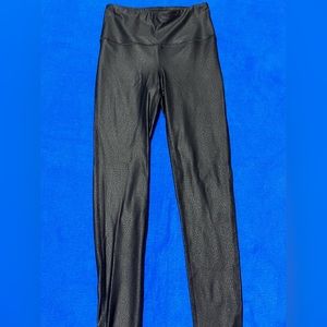 Womens black/sparkly ish leggings in size xs